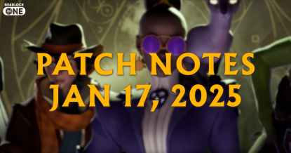 Deadlock Patch Notes for January 17, 2025 Deadlock Patch Notes for January 17, 2025
