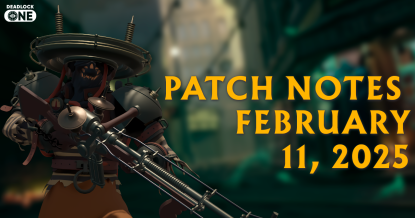 Deadlock Patch Notes for February 11, 2025 Deadlock Patch Notes for February 11, 2025